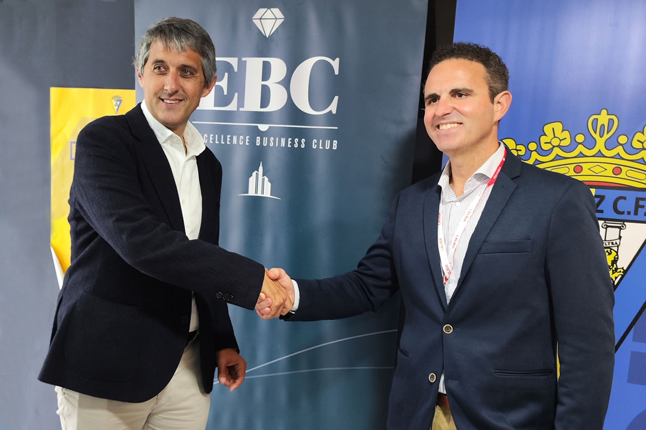 EBC y el CdE del Cádiz C.F. firman un acuerdo de colaboración